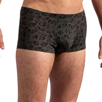 Image of Olaf Benz Men&#039;s Red2212 Underwear, Olive black, S