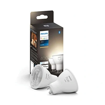 Image of Philips Hue GU10 Smart Spotlight (2 Pack) White