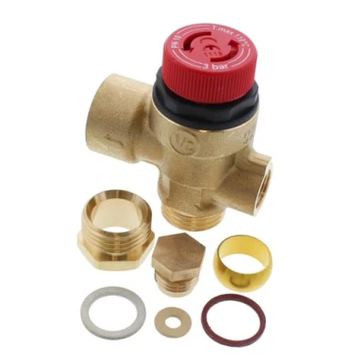 Image of Worcester Bosch Pressure Relief Valve 1/2 Inch X 15Mm 1/8 87161424160