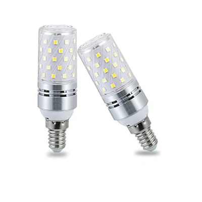 Image of YBTOP 12W E14 LED Corn Screw Bulbs,1200lm 6000K Daylight White,100W Incandescent Bulbs Equivalent,Not dimmable,2 Pack