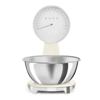 Image of Smeg KSF01CRWW Kitchen Scale, Stainless Steel