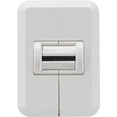 Image of Schellenberg 51208 Duo Maxi Roller Blind Belt Guide White with Brush Gasket for 18 23 mm Wide Without Removing