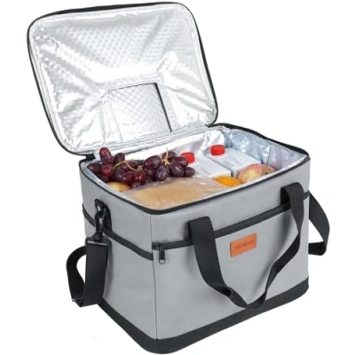 Image of Kollea Cool Bag 30 Litre box Insulated Cooler Lunch Keep Warm and Cold, Leak Proof, With Carriying Straps, Multiple Pockets Ideal for Travel, Camping, Picnics, BBQ