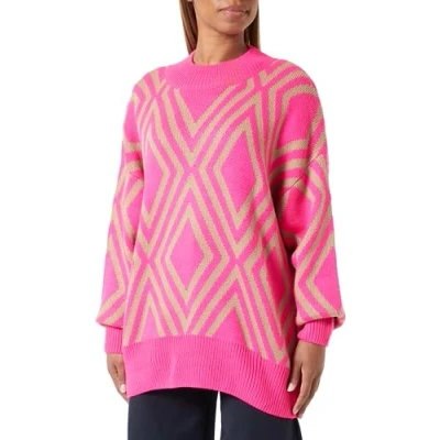 Image of UCY Women&#039;s Knitted Jumper, Pink Beige, XL/XXL