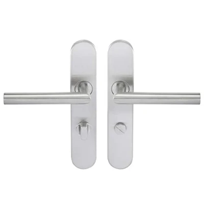 Image of Bricard Tempo Disco 666470 Set of Stainless Steel Handles on Plate,