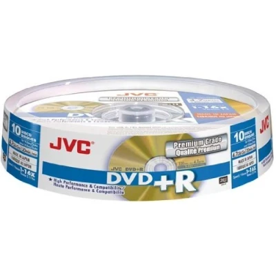 Image of JVC Dvd+r 4.7GB VPR47 Pack of 10