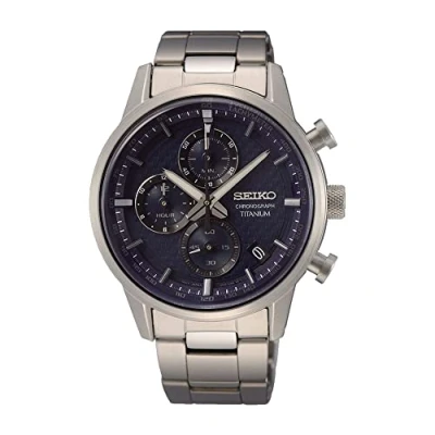 Image of Seiko Men Analog Quartz Watch with Metal Strap SSB387P1