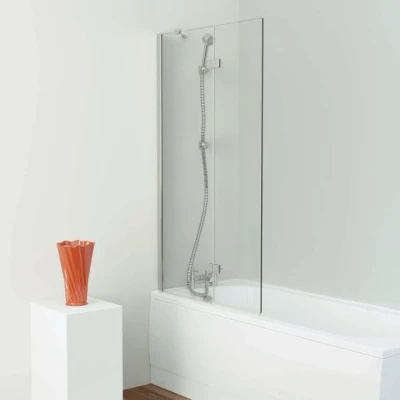 Image of Iflo Kalhatti Frameless Double Panel Bath Screen Left Hand 1500 mm X 875 4Basiflo1