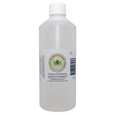 Image of Magnesium Oil 550ml (Sensitive Skin) Pure Transdermal Chloride Zechstein Sourced