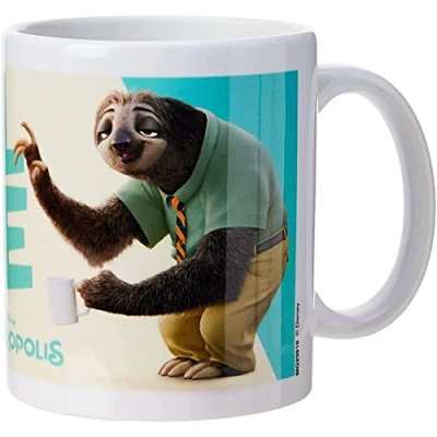 Image of Zootropolis MG23918 Chill Dude Ceramic Mug, Multicoloured, 7.9x11x9.3 cm