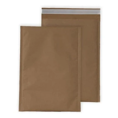 Image of Blake VITA Eco Bubble Mailers (34 x 23cm) Pack of 100 Premium 80GSM Quality FSC Certified Plastic Free Peel and Seal Padded Envelopes Recycled Brown Jiffy Bags 13.39 9.06 (EFG4M)