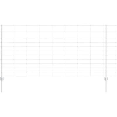 Image of vidaXL Fence Posts 22 pcs U Channel 120 cm Galvanised Steel