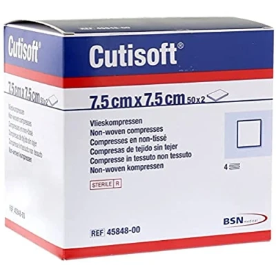 Image of Cutisoft Non Sterile Gauze Swabs, 7.5 cm x Pack 100