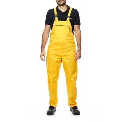 Image of Work Bib and Brace Overalls, Overalls Men, Dungarees Mens, Made in EU, Mazalat Protective Coverall, S 3XL Size EU Trousers for Man, Lots of Colors, Yellow, M