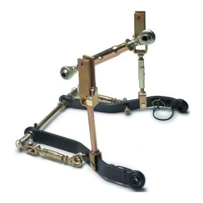 Image of 3 Point Linkage Kit Complete CAT 1 Rear 600mm Extra Long Arms Compact Tractor Garden