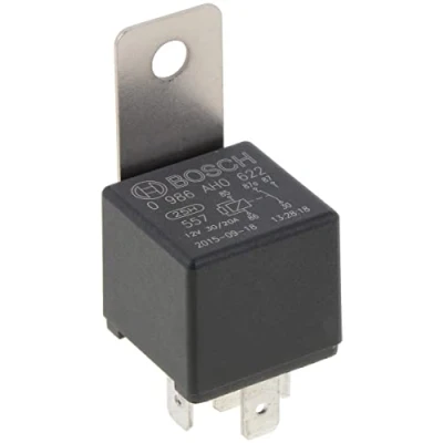 Image of 443951254A, 803951253A, 94461511900 Relay, main current BOSCH 0 986 AH0 622 5 pin connector MERCEDES BENZ: ML Class, B E Class T modell
