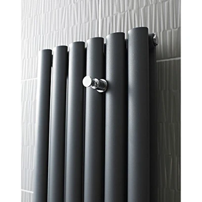 Image of Hudson Reed HL316 Modern Bathroom Magnetic Radiator Towel Hook Heating Accessory, 83mm x 32mm, Chrome