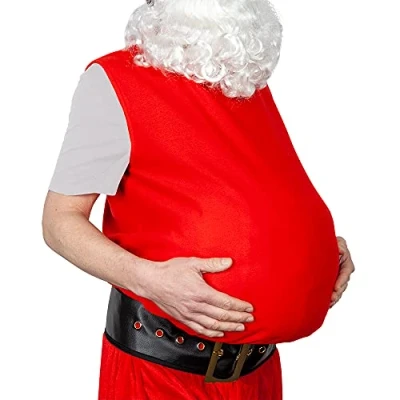 Image of Wicked Costumes Adult Santa Belly Vest Accessory