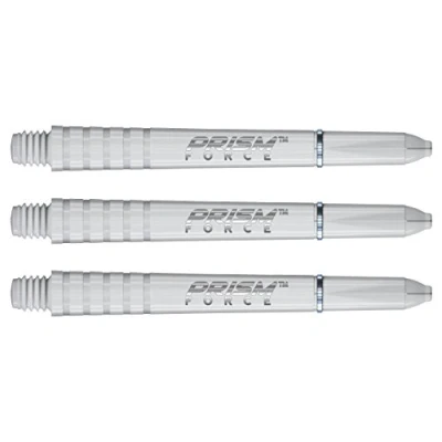 Image of WINMAU Prism Force Solid White Short Polycarbonate Dart Stems 1 set per pack (3 shafts in total)