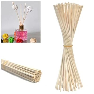 Image of Simoutal Reed Diffuser Sticks 50pcs, Wood Rattan Sticks, Replacement Refill Essential Oil Aroma (Natural Colour, 20cmX3mm)