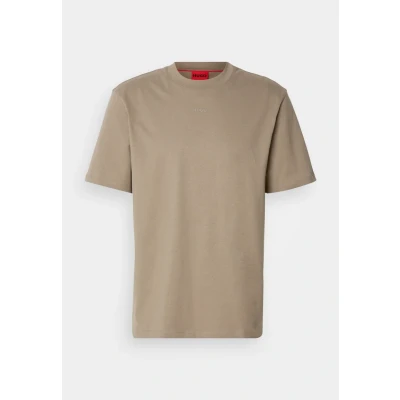 Image of HUGO Dapolino Basic Tshirt, Men&#039;s, Size: Small, Medium brown