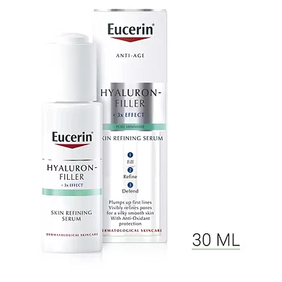 Image of Eucerin Hyaluron Filler Skin Refining Serum For Soft &amp; Smooth Skin, Reduces Pores, 30ml