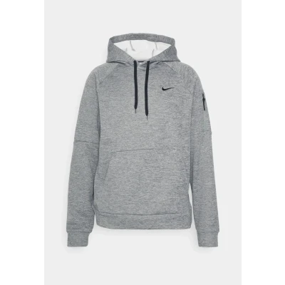 Image of Nike Performance Hoodie, Men&#039;s, Size: Small, Dark grey heather/particle grey/black