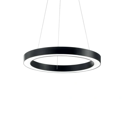 Image of Oracle Integrated LED Small Ceiling Pendant Black 3000K