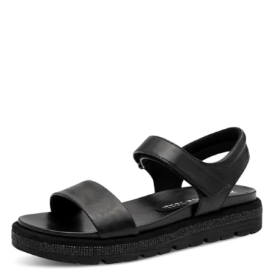 Image of MARCO TOZZI Women&#039;s Sandale 2 28405 44, Black, 5 UK