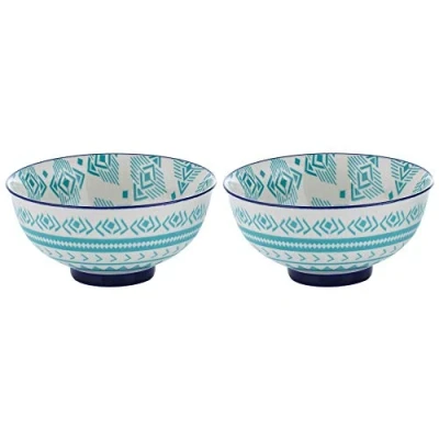 Image of Typhoon Microwave Safe World Foods Stoneware Lima Bowl 11.5cm (Pack of 2)