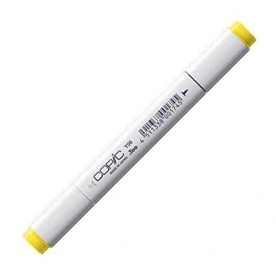 Image of COPIC Classic Coloured Marker Pen (Y 06) Yellow, For Art &amp; Crafts, Colouring, Graphics, Highlighter, Design, Anime, Professional Beginners, Supplies Colouring Books