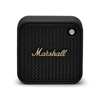 Image of MARSHALL Willen II Portable Bluetooth Speaker Black &amp; Brass,