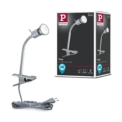 Image of Paulmann Finja clip on light, chrome