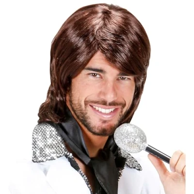 Image of 70s Pop Star Benny Boxed Wig for Hair Accessory Fancy Dress