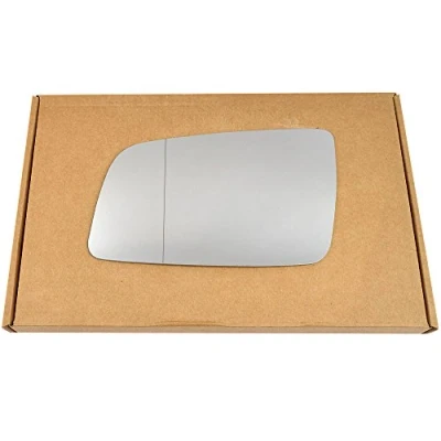 Image of Less4spares Wing Mirror Glass Left Compatible with Vauxhall Astra G 1998 2004 STICK ON Passenger Near Side Blind Spot