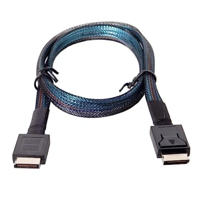 Image of CY OCuLink PCIe PCI Express SFF 8611 4i to SSD Data Active Cable 50cm