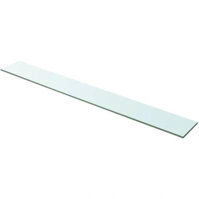 Image of vidaXL Shelf Panel Glass Clear 100x12 cm