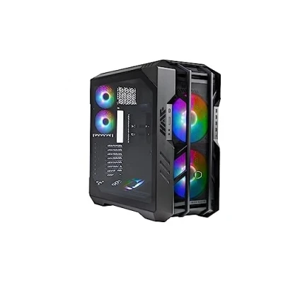 Image of Cooler Master HAF 700 PC Case Full Tower, E ATX Compatible, 5 x Pre Installed Fans, Rotatable Radiator Bracket, TG Side Panel, Tool Free Design, ARGB Controller Included