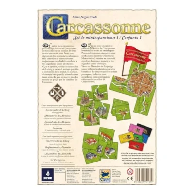 Image of Devir Carcassonne EXPANSIONS REUNITED