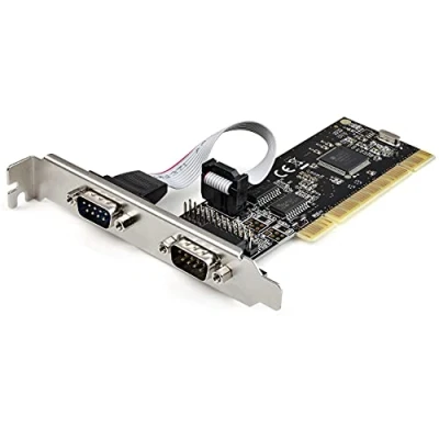 Image of StarTech.com PCI Serial Parallel Combo Card with Dual RS232 Ports (DB9) &amp; 1x LPT Port (DB25) Adapter Expansion Controller to Printer (PCI2S1P2)