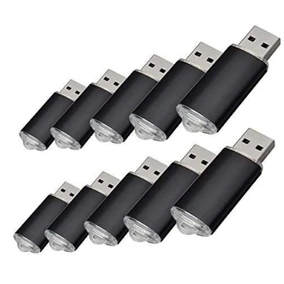 Image of Fenglangrong FLR 1235 100PCS 128MB USB Flash Drive 2.0 Memory Stick Pen (128MB, Black)