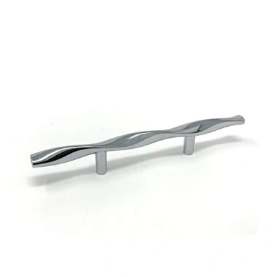 Image of 64mm Polished Chrome Wave D Handle for Kitchen Cabinets Bedroom Bathroom Furniture Cupboards