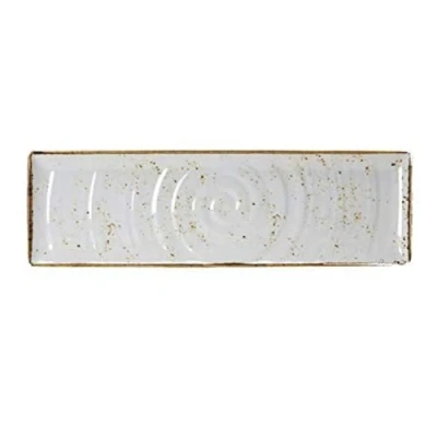 Image of Steelite ‎DE928 GN Craft White 2/4 Rect Platter 530x162mm