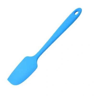 Image of Non Stick Baking Spatula Silicone,Kitchen Food Grade Silicone Spatulas for Cooking Heat Flexible Mini Cream Jar Cooking,Baking and Mixing(Blue)