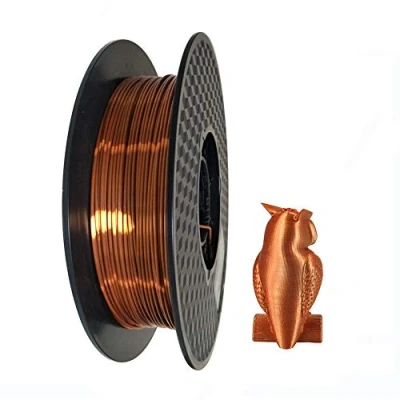 Image of Silk Copper PLA Filament 1.75mm 500g 3D Printer Silky Shiny Printing Material 0.5kg FDM Metallic Metal