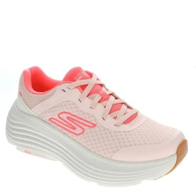 Image of Skechers MAX Cushioning Endeavour Trainers, Women&#039;s, Size: 4, Pink/coral Synthetics