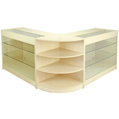 Image of MonsterShop Pulsar Maple Shop Counter &amp; Retail Display Set