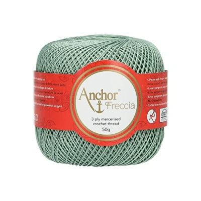 Image of Anchor 4771012 00875 Crochet Yarn Cotton Grey