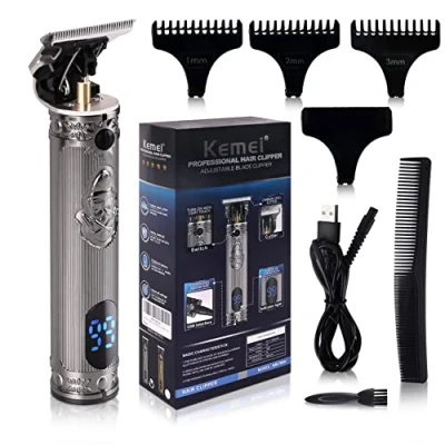 Image of KEMEI Professional Hair Clippers for Men Pro Li Outliner Grooming Beard Trimmer Shavers Close Cutting Salon Cordless Rechargeable Quiet Father Day Gifts