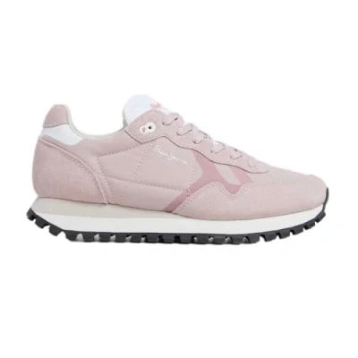 Image of Pepe Jeans Women&#039;s Brit On Prints W Sneaker, Pink (Cloudy Pink), 5 UK